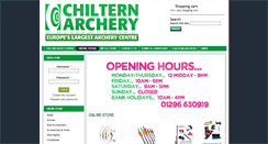 Desktop Screenshot of chiltern-archery.co.uk